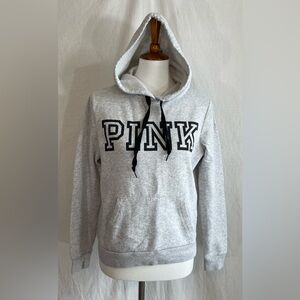Victoria’s Secret PINK Everyday Lounge Campus Pullover Hoodie Gray Size Small